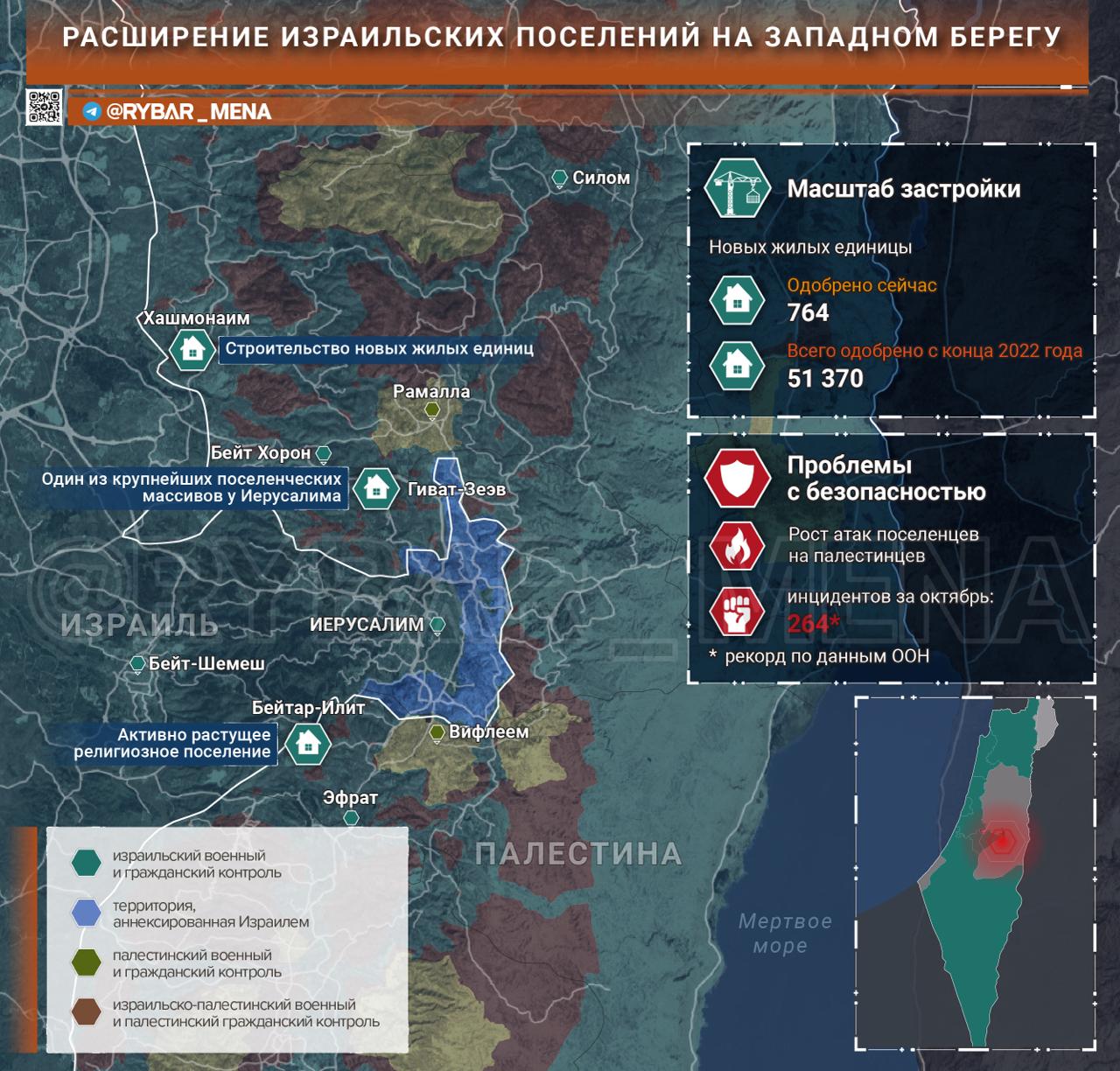 Земля по плану. Израильтяне продолжают свою экспансию
