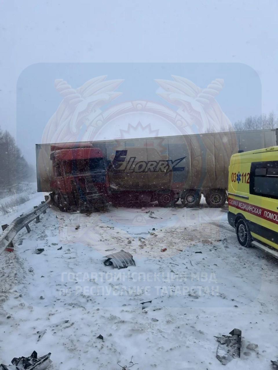 Два человека стали жертвами массового ДТП в Татарстане, сообщает Госавтоинспекция Два человека стали жертвами массового ДТП в Татарстане, сообщает Госавтоинспекция